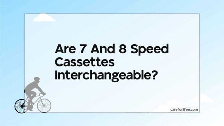 Are 7 And 8 Speed Cassettes Interchangeable?