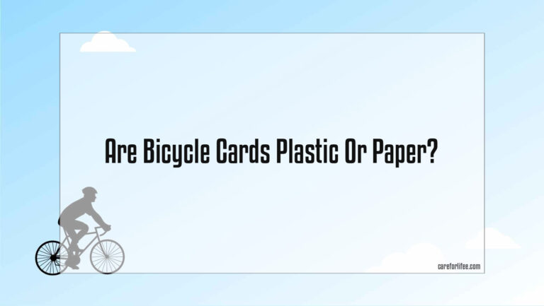 Are Bicycle Cards Plastic Or Paper?