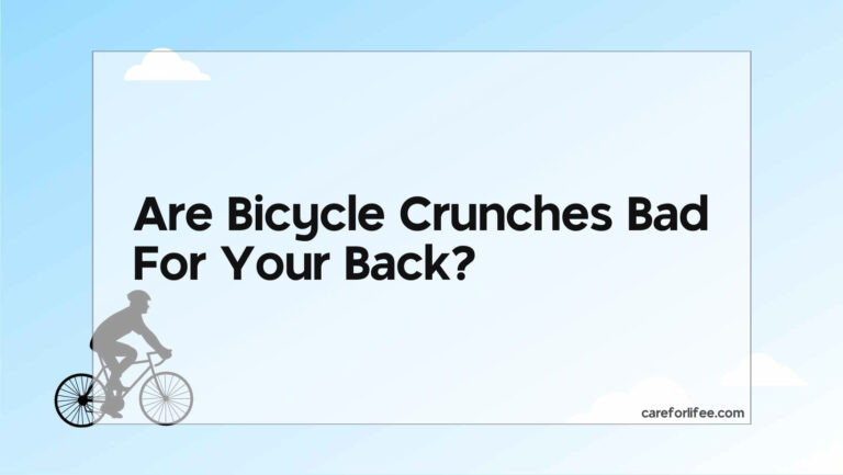 Are Bicycle Crunches Bad For Your Back?