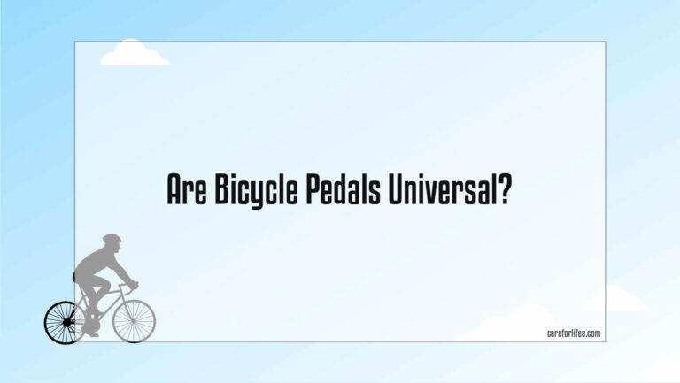 Are Bicycle Pedals Universal?