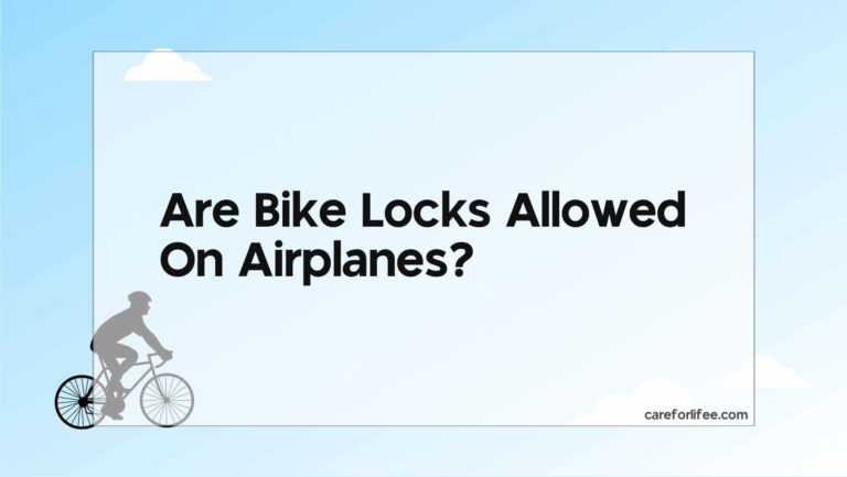 Are Bike Locks Allowed On Airplanes?