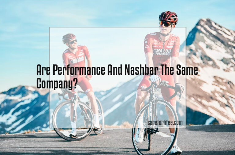 Are Performance And Nashbar The Same Company?