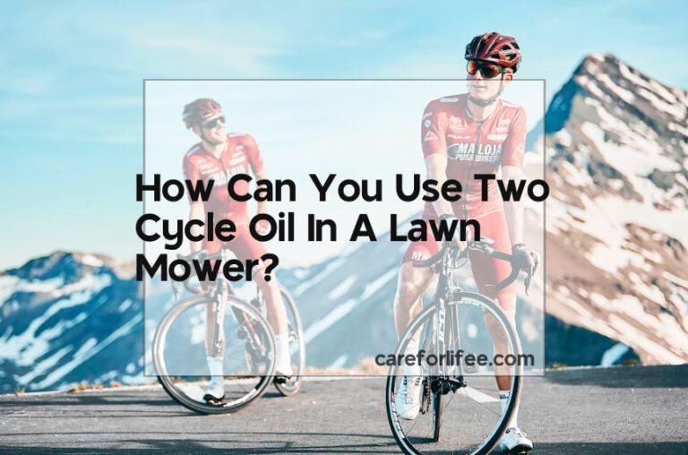How Can You Use Two Cycle Oil In A Lawn Mower?