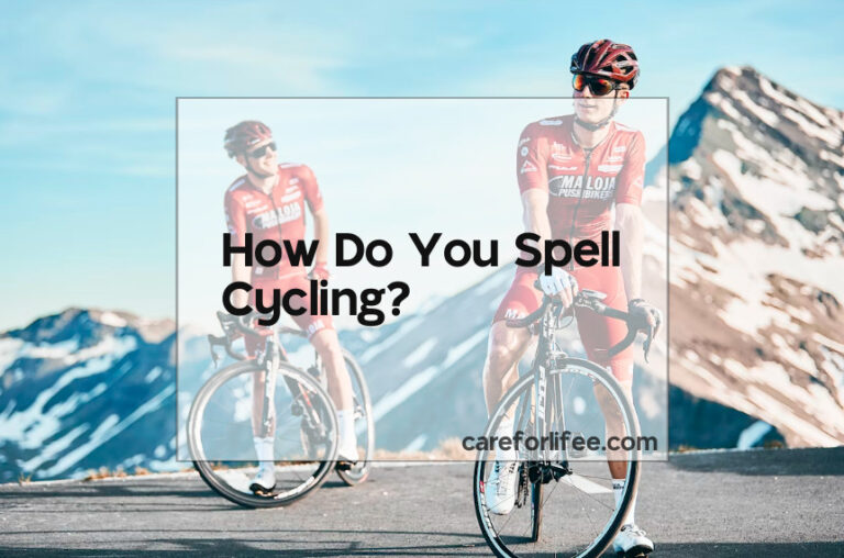 How Do You Spell Cycling?