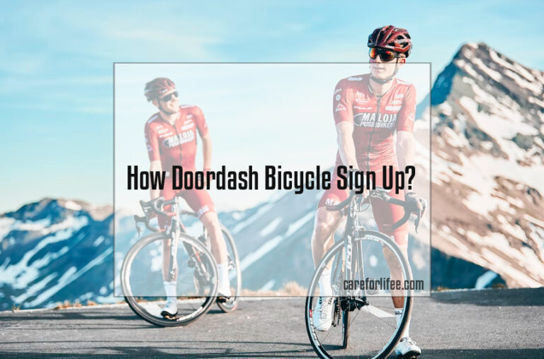 How Doordash Bicycle Sign Up?