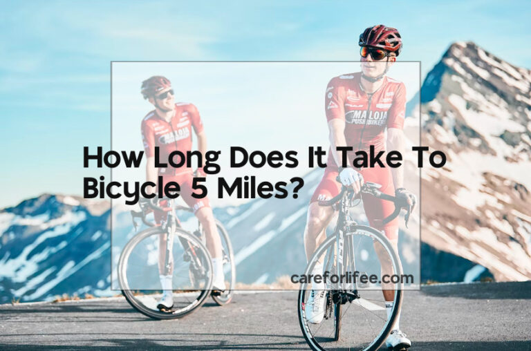 How Long Does It Take To Bicycle 5 Miles?