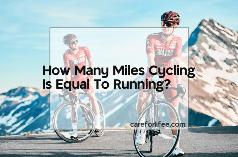 How Many Miles Cycling Is Equal To Running?
