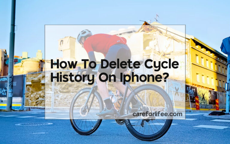 How To Delete Cycle History On Iphone?