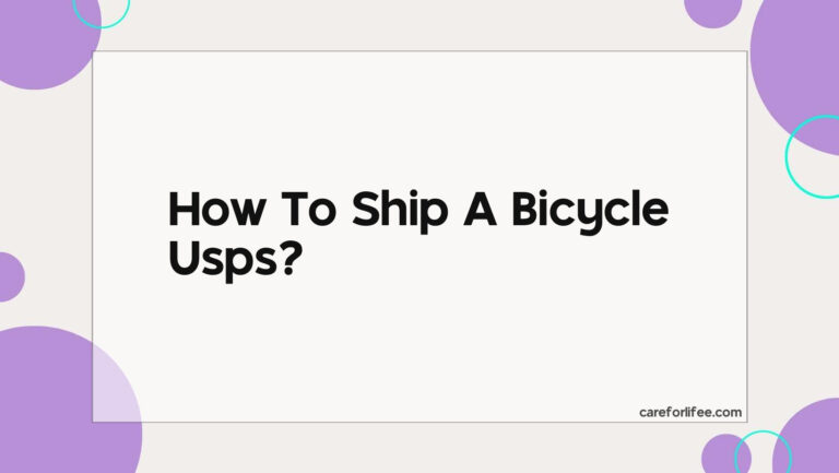 How To Ship A Bicycle Usps