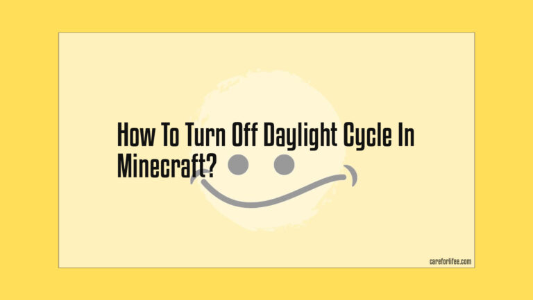 How To Turn Off Daylight Cycle In Minecraft