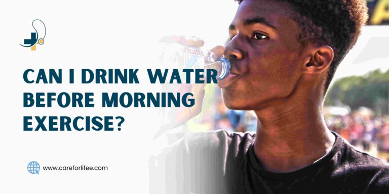 Can I Drink Water Before Morning Exercise?